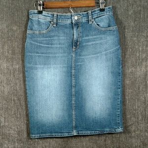 Banana Republic Denim Pencil Skirt, Size 27/4